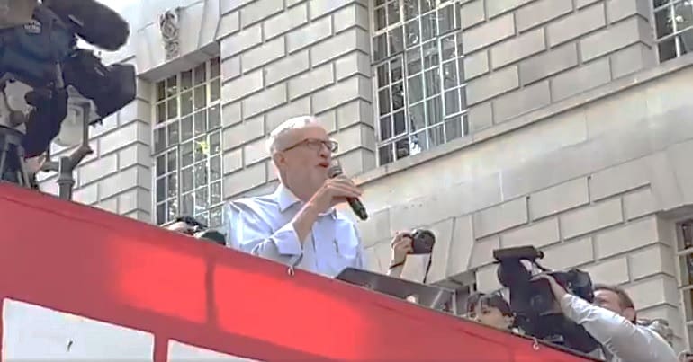 Jeremy Corbyn Climate Strike