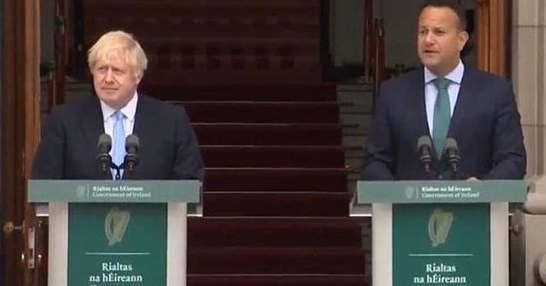 Boris Johnson and Leo Varadkar