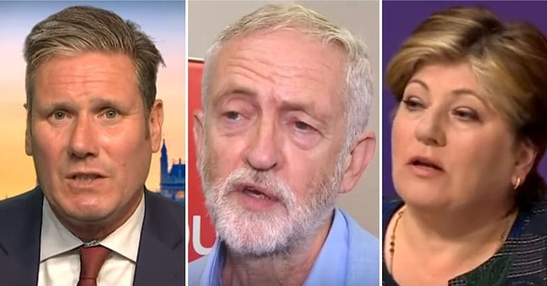 Keir Starmer, Jeremy Corbyn, Emily Thornberry