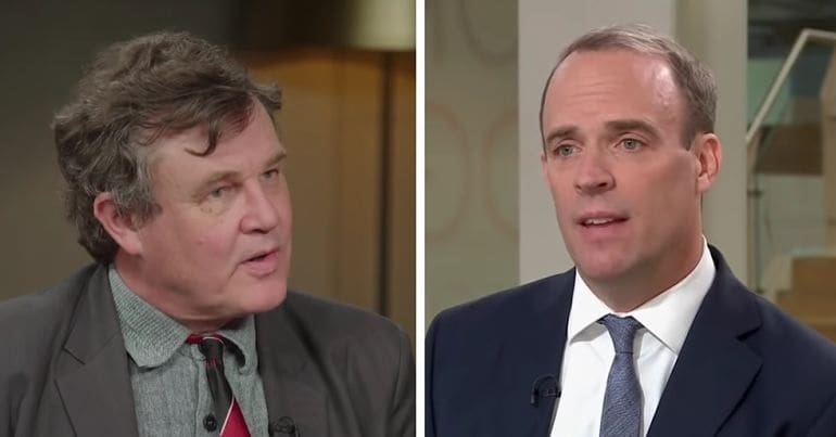 Peter Oborne and Dominic Raab