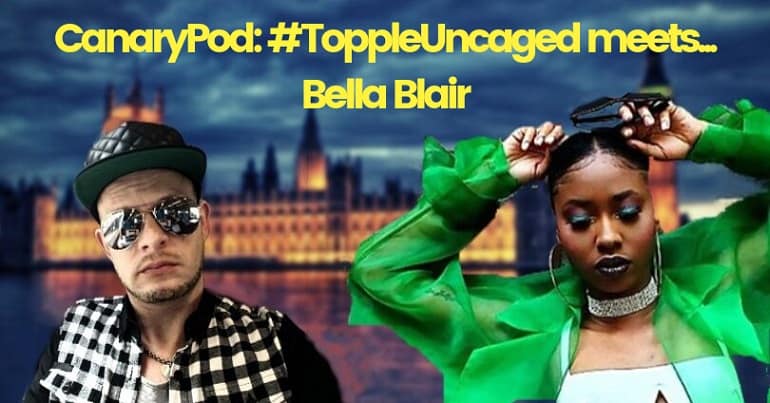 Topple Uncaged meets Bella Blair