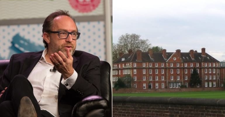 Jimmy Wales and an English private school
