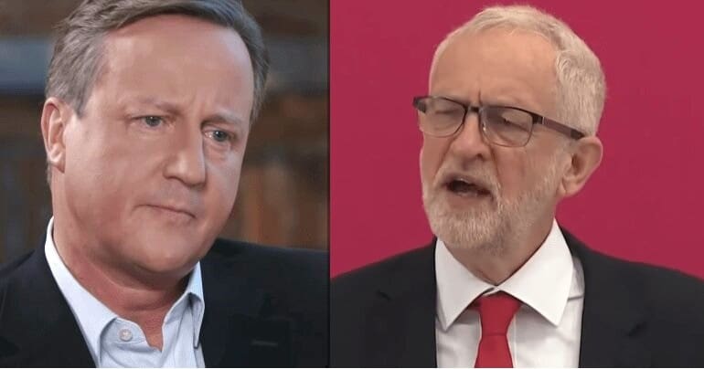 David Cameron and Jeremy Corbyn