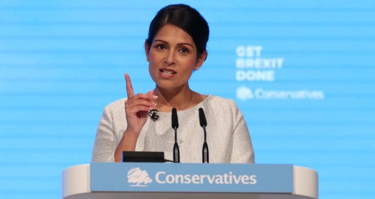 Priti Patel is sending people on a deportation flight to Jamaica