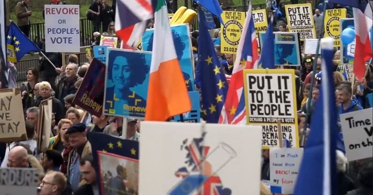 Anti-Brexit protest UK