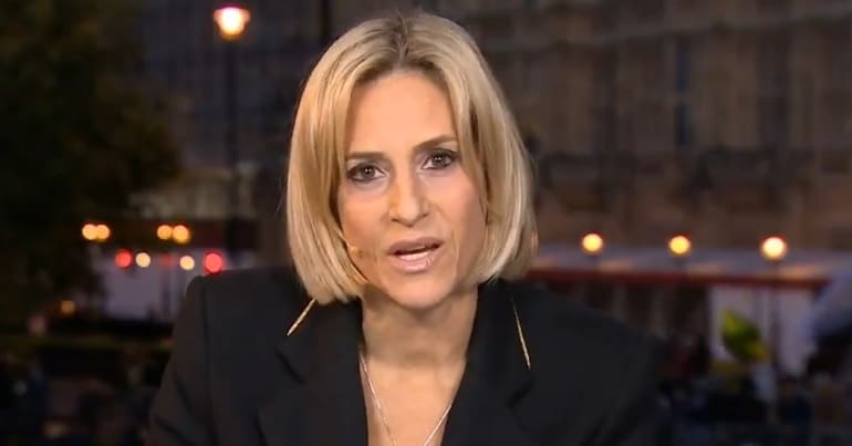 Emily Maitlis on BBC Newsnight