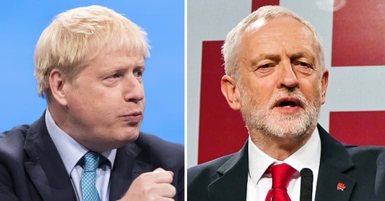 Boris Johnson and Jeremy Corbyn