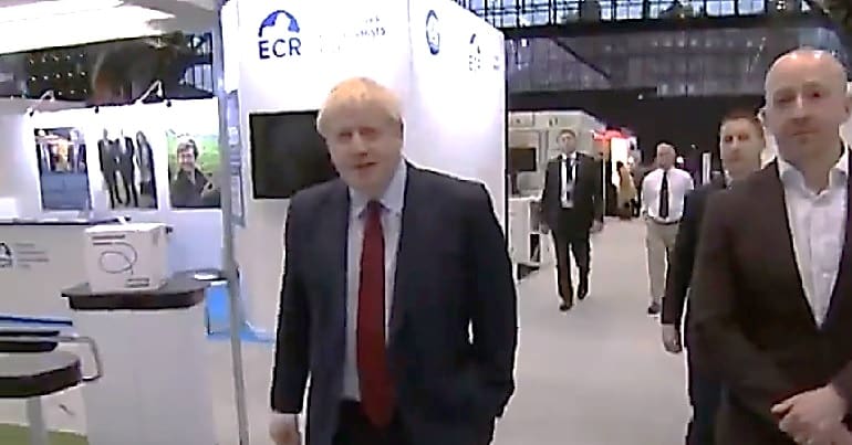 Boris Johnson at 2019 conference