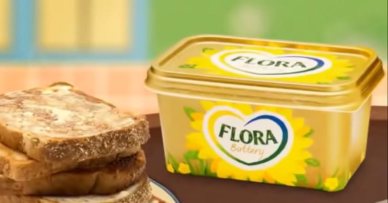 Butter brand Flora