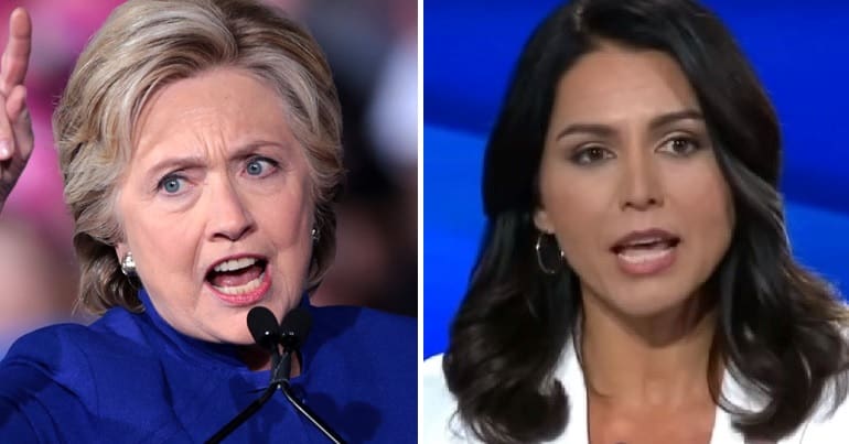 Hillary Clinton and Tulsi Gabbard