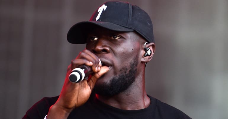 British grime artist and rapper Stormzy