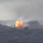 Turkey bombs Syrian village