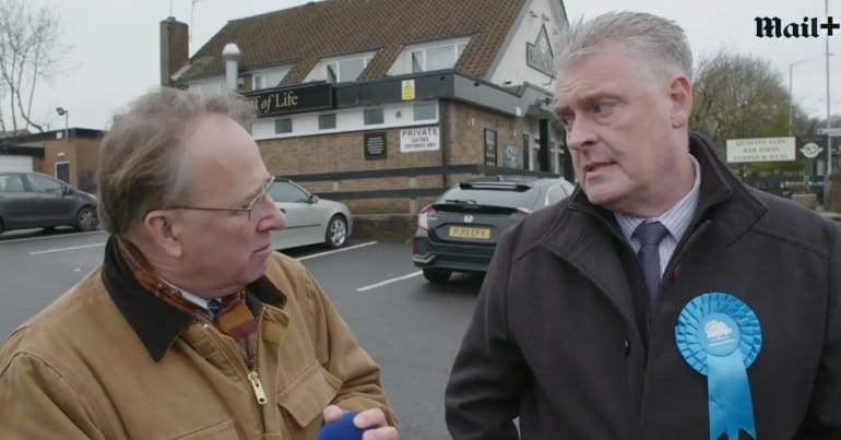 Michael Crick and Lee Anderson