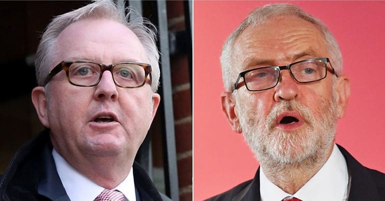 Ian Austin and Jeremy Corbyn