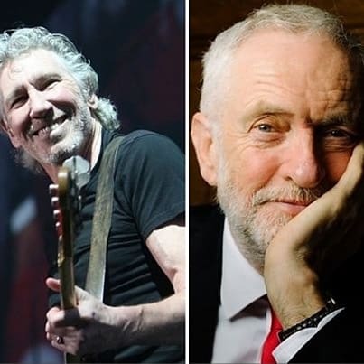Roger Waters, Jeremy Corbyn, Vivienne Westwood