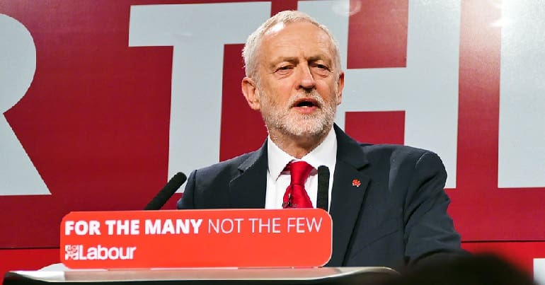 Labour Party leader Jeremy Corbyn