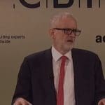 Jeremy Corbyn at CBI