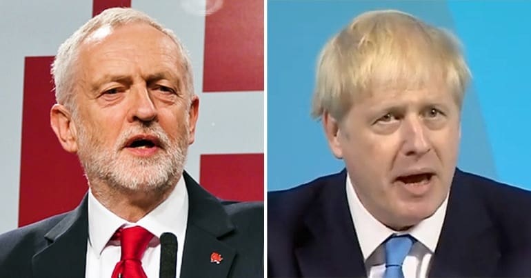 Jeremy Corbyn and Boris Johnson