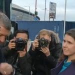 Jo Swinson in Glasgow