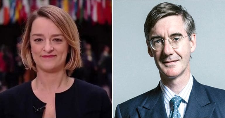 Laura Kuenssberg and Jacob Rees-Mogg