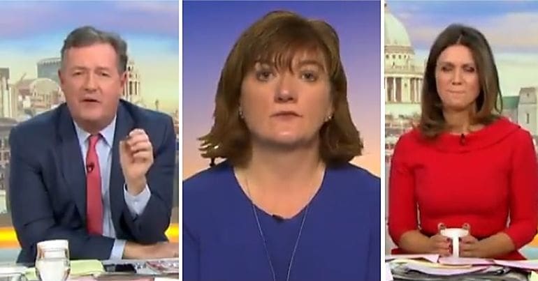 Piers Morgan, Nicky Morgan, Susanna Reid