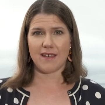 Jo Swinson and Boris Johnson