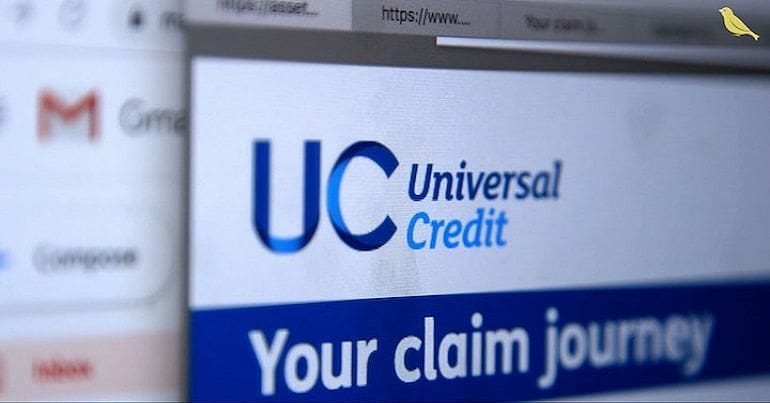 Universal Credit logo DWP benefits TUC