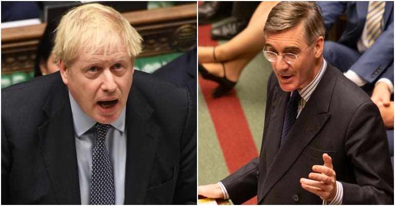 Boris Johnson and Jacob Rees-Mogg