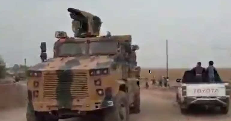 A joint Turkish-Russian patrol