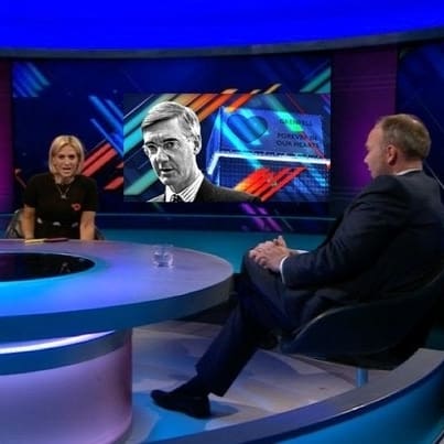 BBC Newsnight, with host Emily Maitlis and guest Gavin Barwell