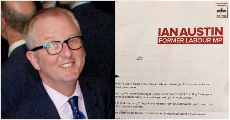 Ian Austin and letter