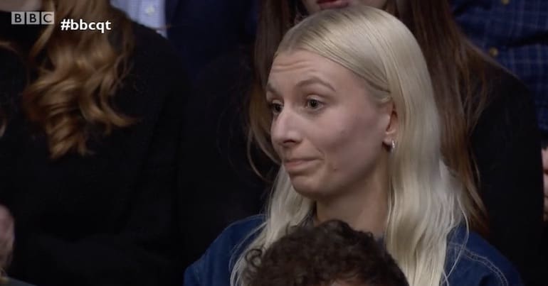Audience member on BBCQT