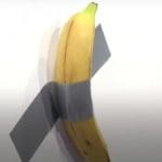 Duct-taped banana