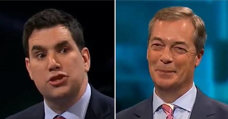 Richard Burgon and Nigel Farage