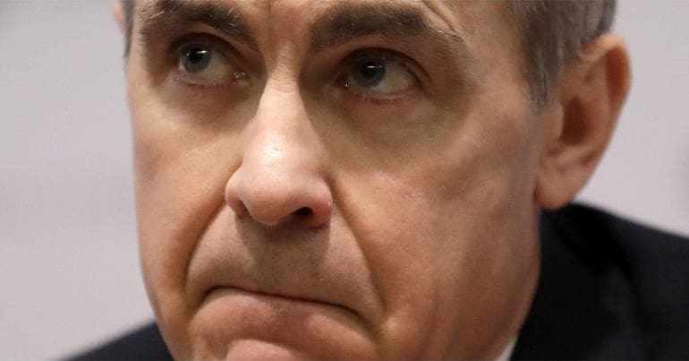 Bank of England governor Mark Carney