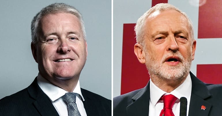 Ian Lavery and Jeremy Corbyn