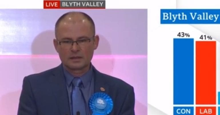 Ian Levy Tory MP Blythe Valley