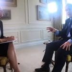 Laura Kuenssberg and Boris Johnson