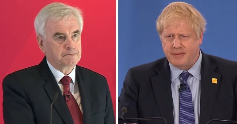John McDonnell and Boris Johnson