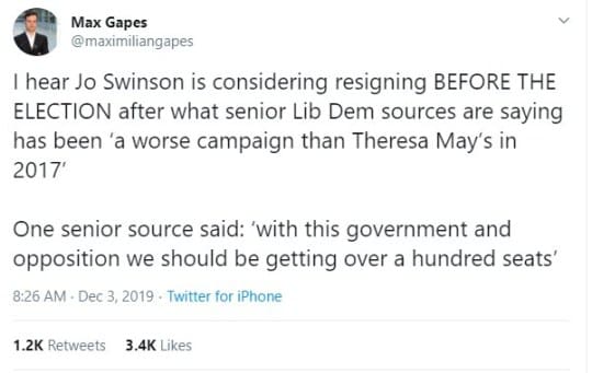 Max Gapes tweet