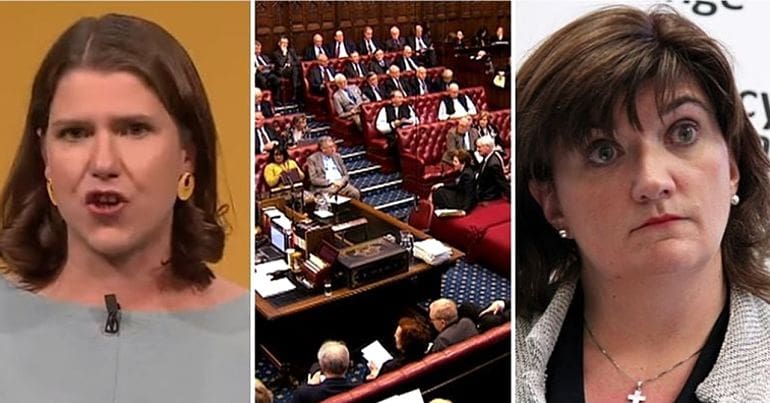 Jo Swinson, house of Lords, Nicky Morgan