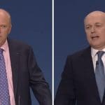 Conservative MPs Chris Grayling and Iain Duncan Smith