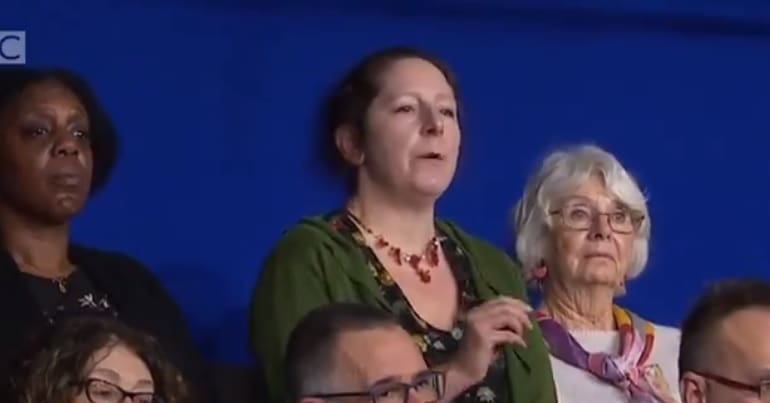 BBC Question Time audience members on 9 January 2020