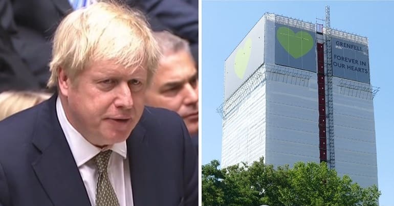 Boris Johnson and Grenfell Tower