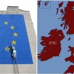 EU Flag Ireland & UK