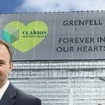 Grenfell Tower Gavin Barwell and the Clarion Logo