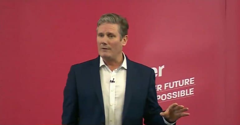 Labour leadership candidate Keir Starmer