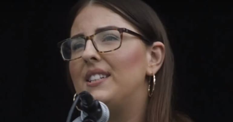 Laura Pidcock at Durham Miners' Gala 2019