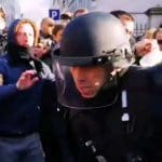 Police attack protesters in Paris on 18 January 2020