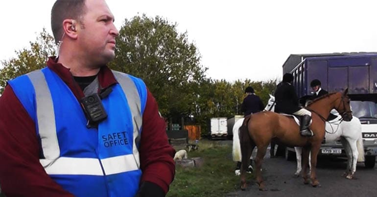 Hunt 'safety officer' and hunt riders